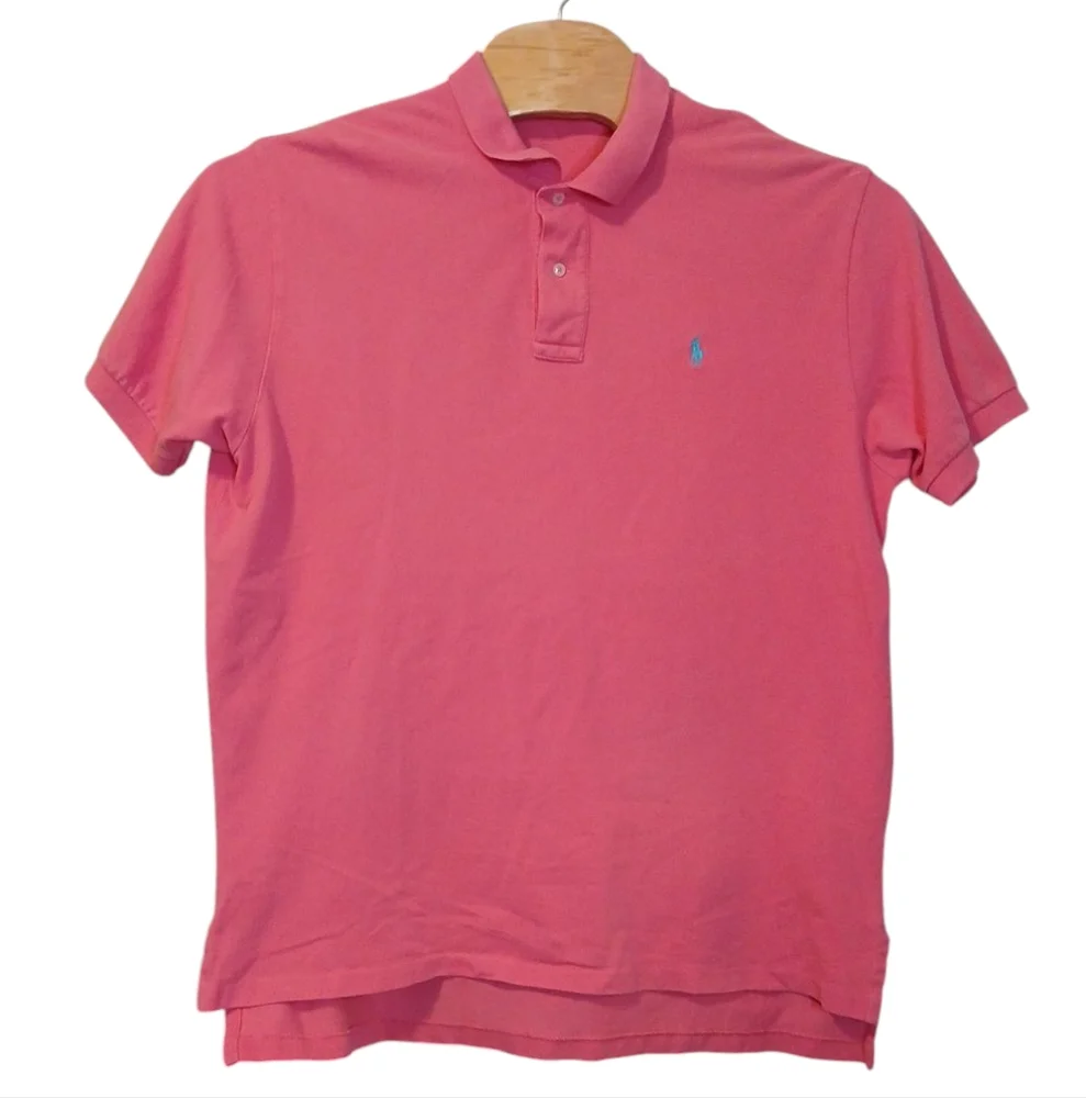 Polo by Ralph Lauren Pink Polo‎ Shirt Men  XL